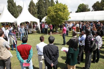E&C / CKM team member facilitating the ILRI Annual Planning Meeting 2013 (Photo credit: ILRI / J. Cadilhon)