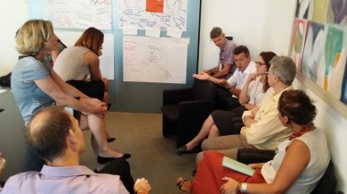 Participants of the Rome meeting on communication and partnership (photo credit: E. Le Borgne / ILRI)